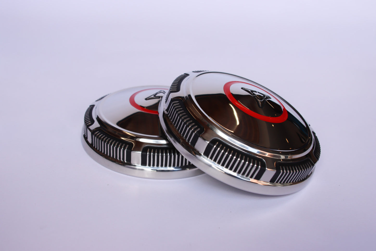 Dogdish centercaps redline set of 4