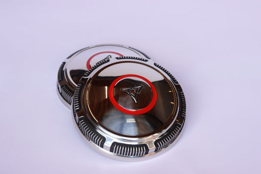 Dogdish centercaps redline set of 4